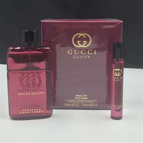 gucci guilty absolute pour femme set|ultimo profumo gucci.